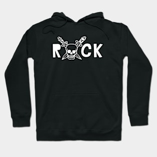 rock logo Hoodie